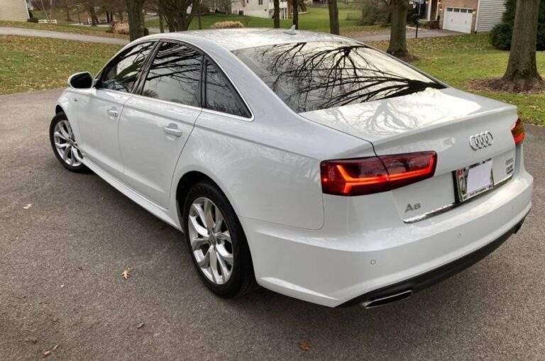 MÜKEMMEL TEMİZLİKTE BEYAZ AUDİ A6